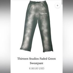 NWT thirteen studios sweatpants size xs